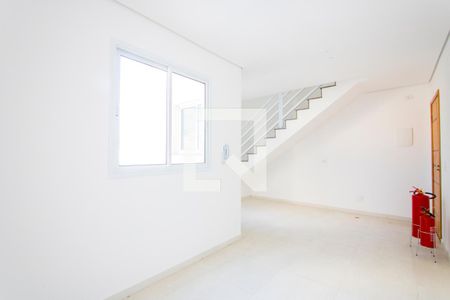 Sala de apartamento à venda com 2 quartos, 86m² em Vila Scarpelli, Santo André