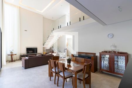 Sala de casa de condomínio à venda com 3 quartos, 304m² em Swiss Park, Campinas