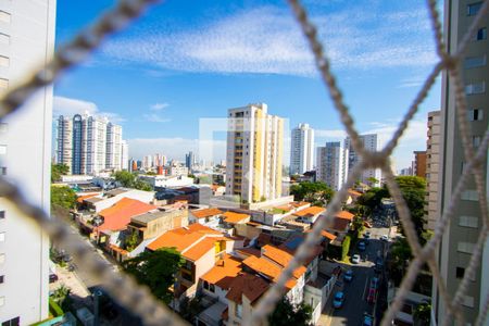 Vista da varanda de apartamento à venda com 1 quarto, 86m² em Vila Gilda, Santo André