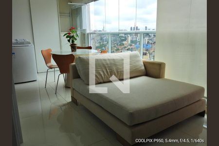 Varanda da Sala de apartamento para alugar com 1 quarto, 58m² em Pinheiros, São Paulo