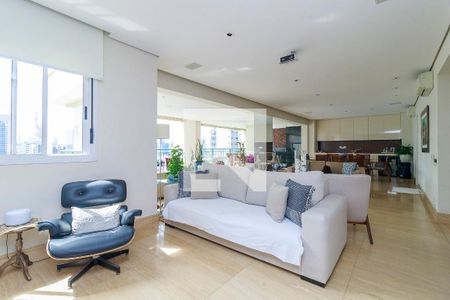 Sala de apartamento à venda com 3 quartos, 205m² em Vila Gertrudes, São Paulo