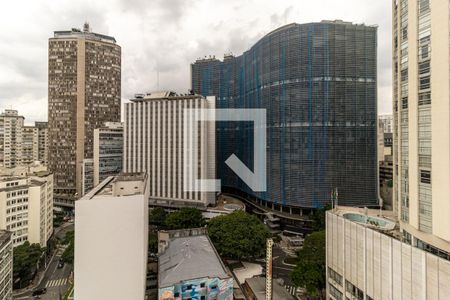 Vista do Studio de kitnet/studio para alugar com 1 quarto, 21m² em República, São Paulo