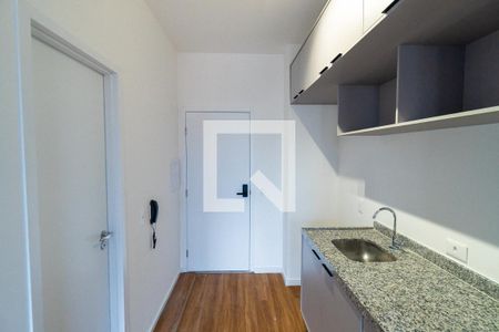 Cozinha de kitnet/studio para alugar com 1 quarto, 22m² em Vila Mariana, São Paulo