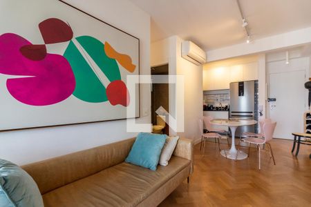 sala de apartamento para alugar com 2 quartos, 68m² em Sumaré, São Paulo