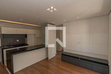 Sala de Estar/Jantar de apartamento à venda com 1 quarto, 40m² em Botafogo, Campinas