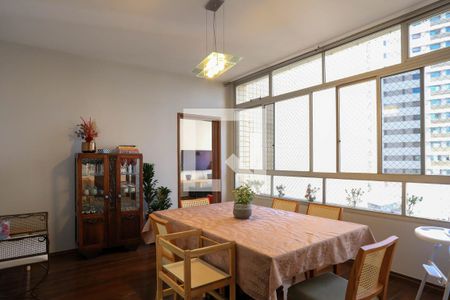 Sala de Jantar de apartamento à venda com 4 quartos, 160m² em Serra, Belo Horizonte