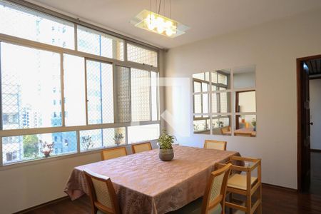 Sala de Jantar de apartamento à venda com 4 quartos, 160m² em Serra, Belo Horizonte