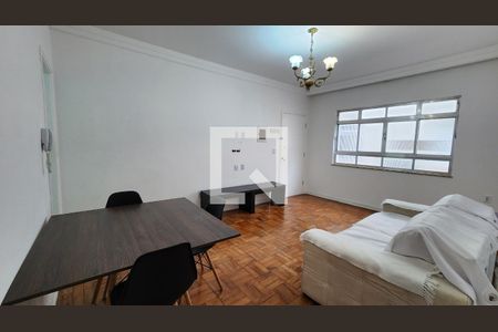Sala de apartamento para alugar com 3 quartos, 85m² em Boqueirão, Santos
