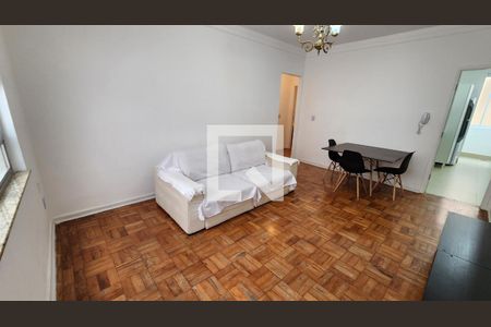 Sala de apartamento para alugar com 3 quartos, 85m² em Boqueirão, Santos