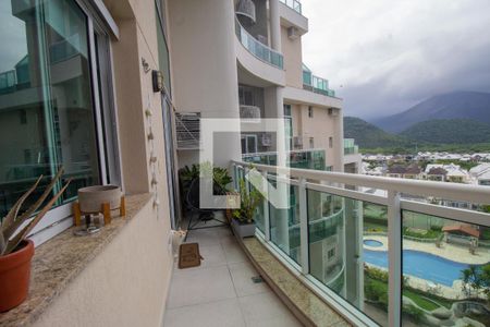 Varanda de apartamento à venda com 1 quarto, 80m² em Barra da Tijuca, Rio de Janeiro