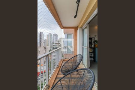 Varanda da Sala de apartamento à venda com 3 quartos, 121m² em Parque Colonial, São Paulo
