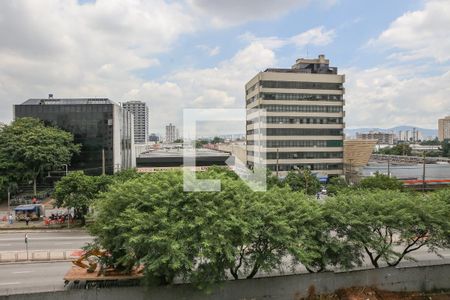 Vista da Sala de apartamento à venda com 1 quarto, 30m² em Várzea da Barra Funda, São Paulo