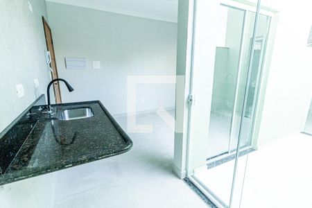 Sala e Cozinha de apartamento para alugar com 2 quartos, 41m² em Campestre, Santo André