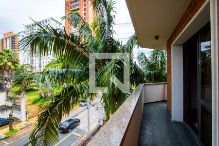 Varanda da sala de estar de apartamento para alugar com 4 quartos, 266m² em Centro, Santo André