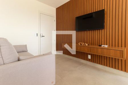 Sala de kitnet/studio para alugar com 1 quarto, 43m² em Condomínio Guaporé, Ribeirão Preto