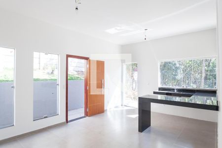 sala/cozinha de casa à venda com 3 quartos, 76m² em Casa Branca, Brumadinho