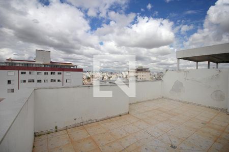 Varanda da cobertura de apartamento à venda com 3 quartos, 137m² em Sagrada Família, Belo Horizonte