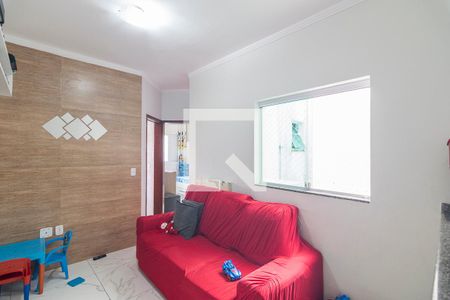 Sala de apartamento à venda com 2 quartos, 40m² em Jardim Alvorada, Santo André