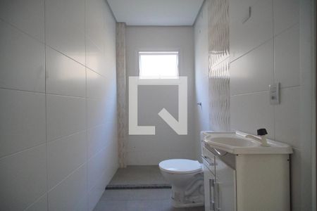 Banheiro de apartamento à venda com 1 quarto, 25m² em Canudos, Novo Hamburgo