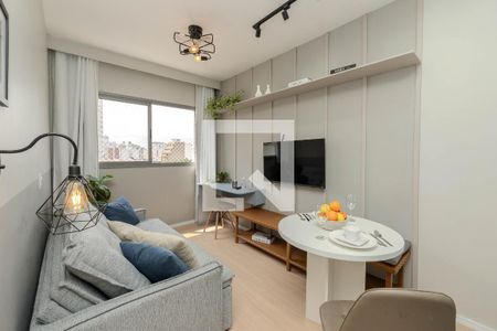 Sala/Cozinha de apartamento para alugar com 1 quarto, 26m² em Bela Vista, São Paulo