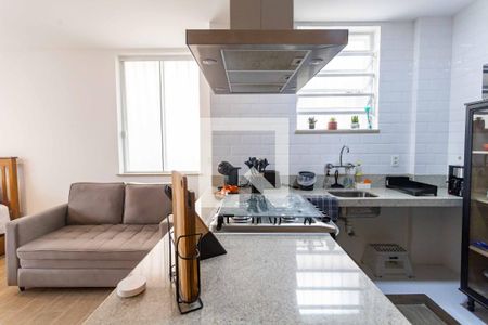 Cozinha de kitnet/studio para alugar com 1 quarto, 40m² em Botafogo, Rio de Janeiro