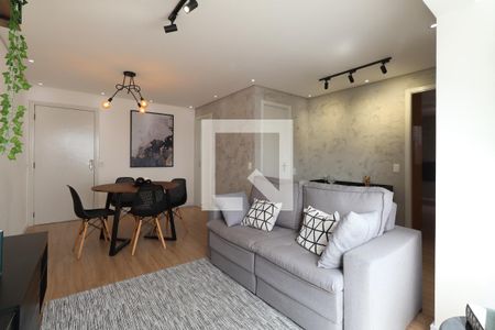 Sala de apartamento à venda com 1 quarto, 58m² em Vila Assunção, Santo André