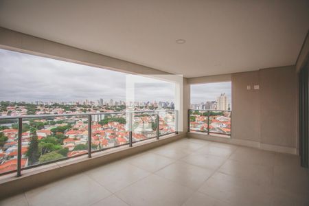 Varanda Gourmet de apartamento à venda com 3 quartos, 132m² em Mirandópolis, São Paulo