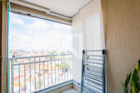 Varanda da sala de apartamento à venda com 2 quartos, 59m² em Vila Floresta, Santo André
