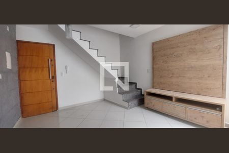 Sala de apartamento à venda com 2 quartos, 92m² em Vila Alto de Santo Andre, Santo André