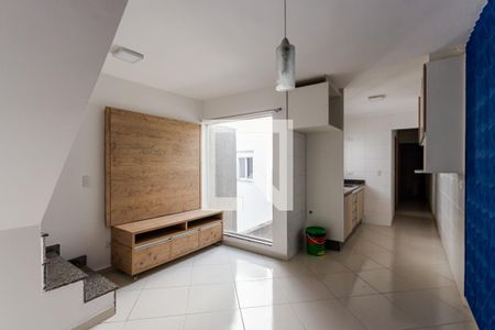 Sala de apartamento à venda com 2 quartos, 92m² em Vila Alto de Santo Andre, Santo André