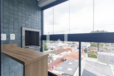 Varanda gourmet de kitnet/studio para alugar com 1 quarto, 24m² em Novo Mundo, Curitiba