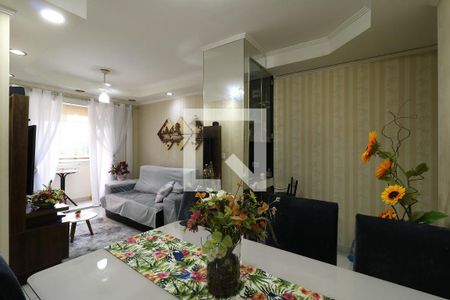 Sala de apartamento à venda com 3 quartos, 68m² em Vila Camilópolis, Santo André