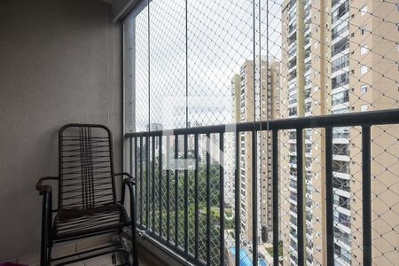 Varanda Sala  de apartamento à venda com 3 quartos, 79m² em Parque Reboucas, São Paulo