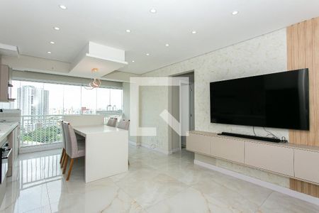 Sala/Cozinha de apartamento para alugar com 2 quartos, 49m² em Vila Esperança, São Paulo
