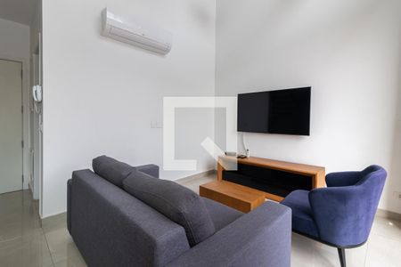 Sala de apartamento para alugar com 1 quarto, 78m² em Vila Olímpia, São Paulo