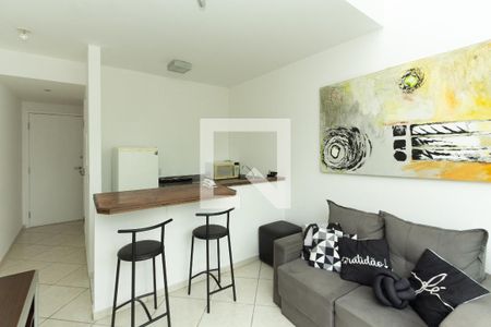 Sala de apartamento para alugar com 1 quarto, 44m² em Indianópolis, São Paulo