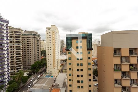 Vista Sala de apartamento para alugar com 1 quarto, 44m² em Indianópolis, São Paulo