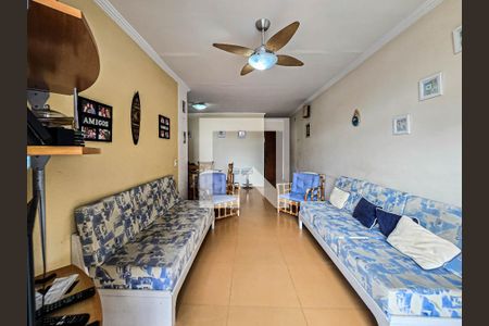 Sala de apartamento para alugar com 3 quartos, 89m² em Balneario Cidade Atlantica, Guarujá