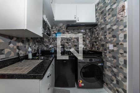 Cozinha de kitnet/studio para alugar com 1 quarto, 20m² em Jardim Oriental, São Paulo