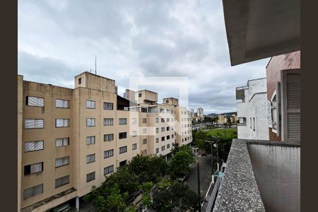 Vista da Sacada de apartamento para alugar com 3 quartos, 138m² em Enseada, Guarujá