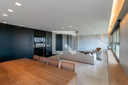 Sala de apartamento à venda com 4 quartos, 278m² em Vila da Serra, Nova Lima