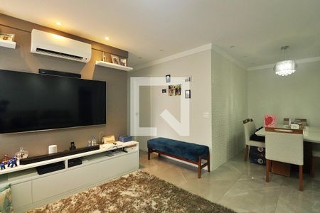 Sala de apartamento à venda com 2 quartos, 89m² em Campestre, Santo André