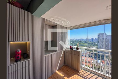 Varanda de apartamento para alugar com 2 quartos, 95m² em Chácara Santo Antônio (zona Sul), São Paulo
