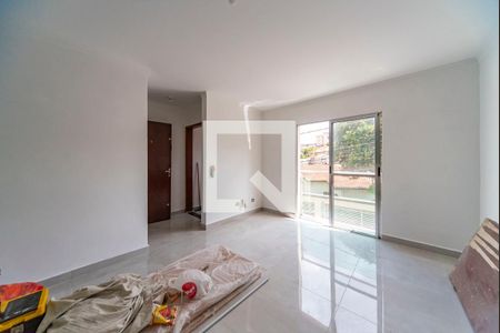 Sala de apartamento à venda com 2 quartos, 74m² em Vila Eldizia, Santo André