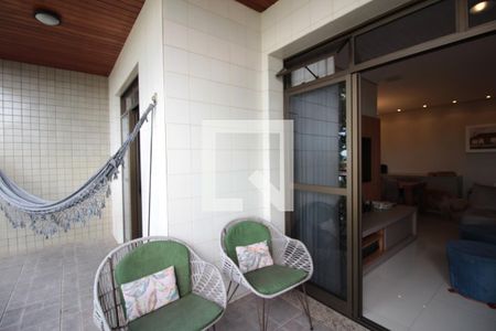 Varanda da Sala de apartamento à venda com 3 quartos, 189m² em Santa Branca, Belo Horizonte