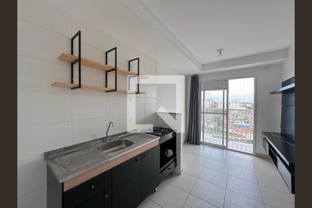 Cozinha de apartamento à venda com 1 quarto, 30m² em Vila das Belezas, São Paulo