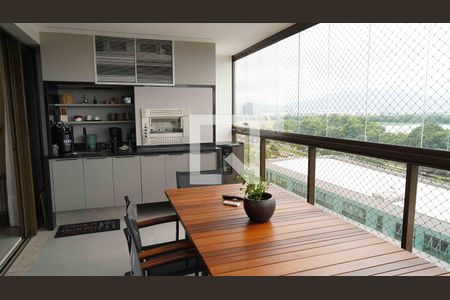 Varanda - Gourmet de apartamento à venda com 5 quartos, 160m² em Barra da Tijuca, Rio de Janeiro