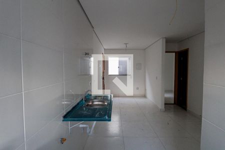 Cozinha  de apartamento à venda com 2 quartos, 34m² em Vila Alpina, São Paulo