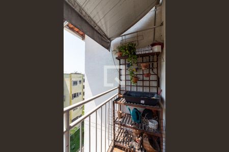 Varanda da Sala de apartamento à venda com 2 quartos, 45m² em Parada de Lucas, Rio de Janeiro