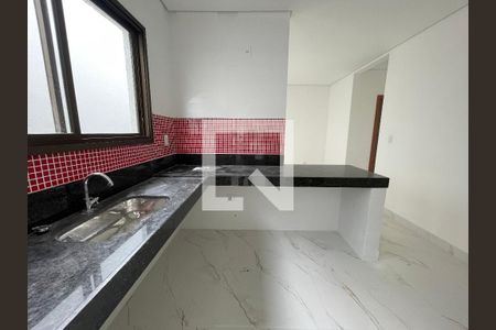 Cozinha de casa à venda com 3 quartos, 165m² em Trevo, Belo Horizonte